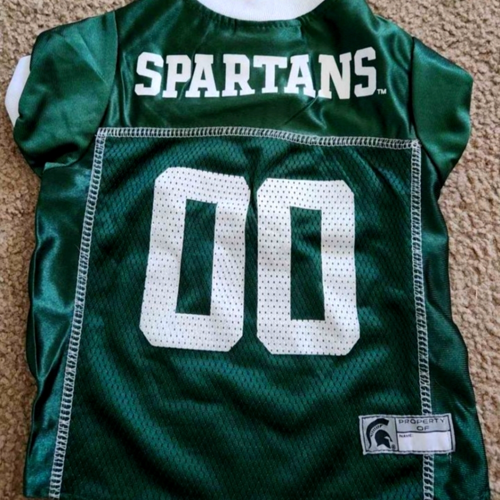 MSU pet jersey- M